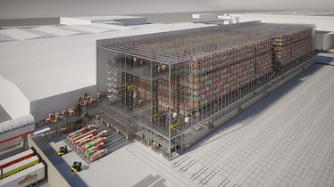 Visualisation 3D entrepôt logitsique La Costena à Ecatepec de Morelos, Mexique