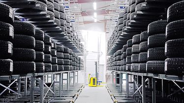 Mobile Racking for tires
